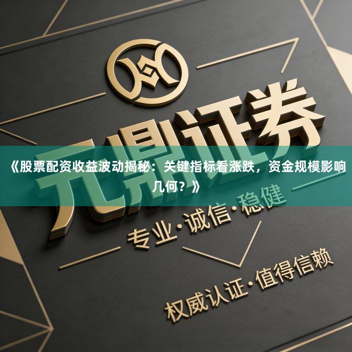 《股票配资收益波动揭秘：关键指标看涨跌，资金规模影响几何？》