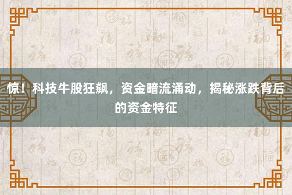 惊！科技牛股狂飙，资金暗流涌动，揭秘涨跌背后的资金特征
