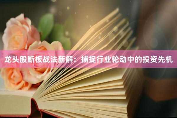 龙头股断板战法新解：捕捉行业轮动中的投资先机