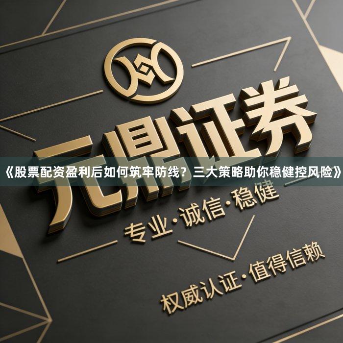 《股票配资盈利后如何筑牢防线？三大策略助你稳健控风险》